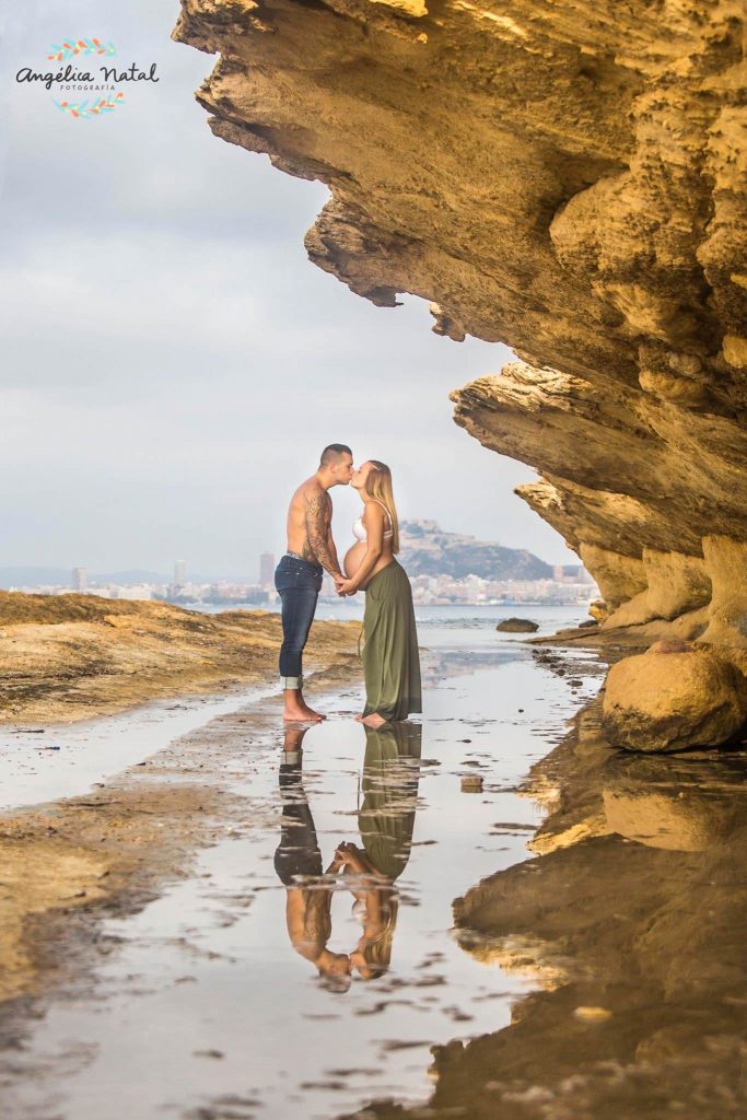 Fotografo de embarazo en alicante sesiones de estudio y exteriores