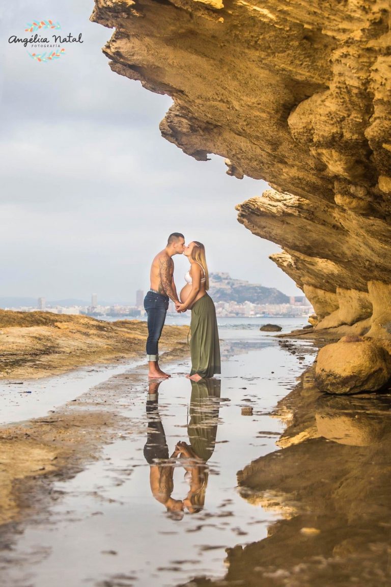 Fotografo de embarazo en alicante sesiones de estudio y exteriores